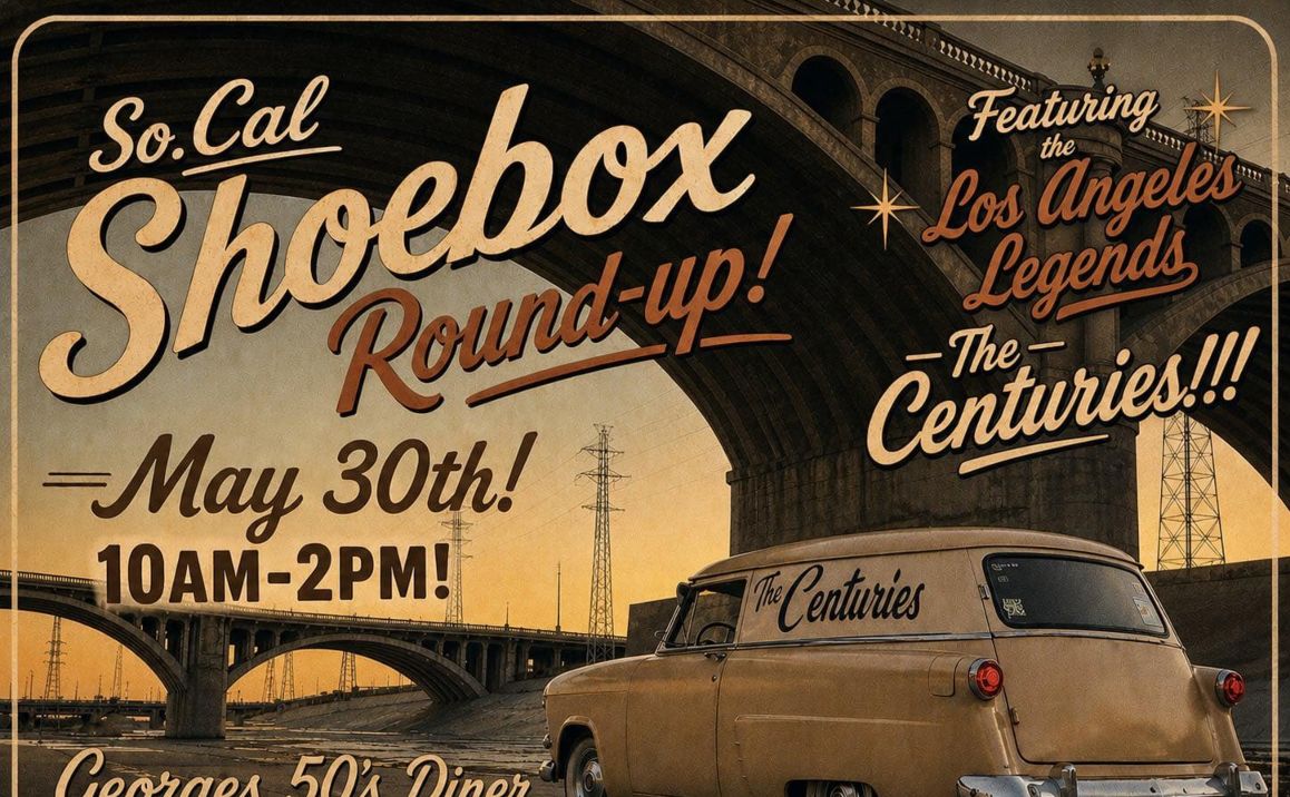 SoCal Shoebox Round Up Car Meet partial flyer May 2026